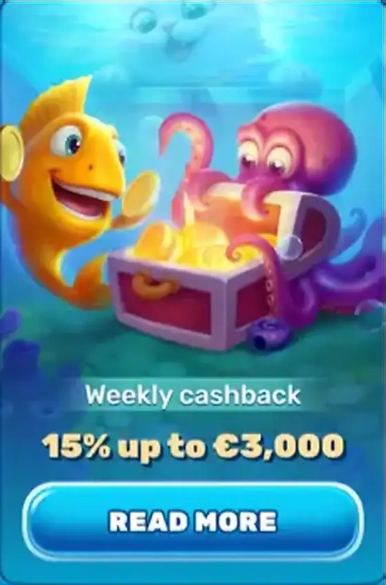 Weekly cashback
