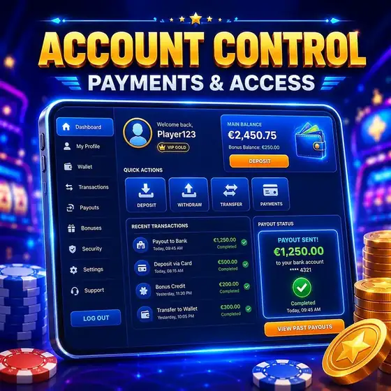 Spinfin payouts and account